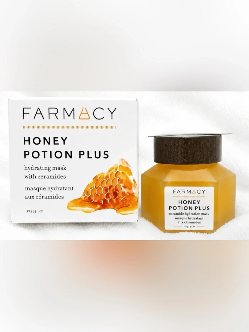 (2x) Farmacy Honey Potion Plus Hydrating Mask w/Ceramides~Full Size 4.1oz~ NIB